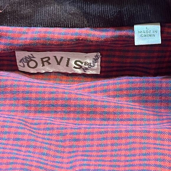 Orvis Women’s Quilted Puffer Vest Size Large Burgundy Thinsulate Full Zip - Picture 4 of 6